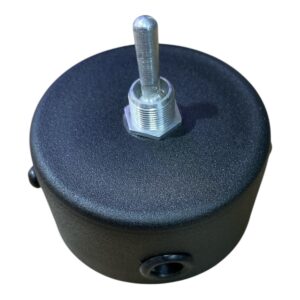 Interruptor de sobreponer negro